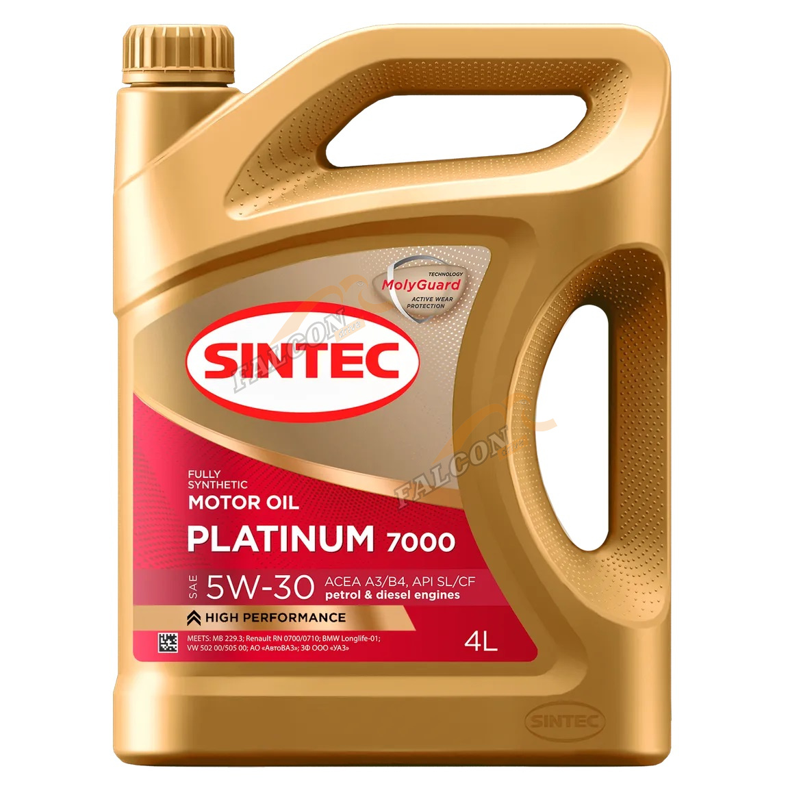 А/масло SINTEC Платинум 7000 5W30 синт 4л API A3/B4