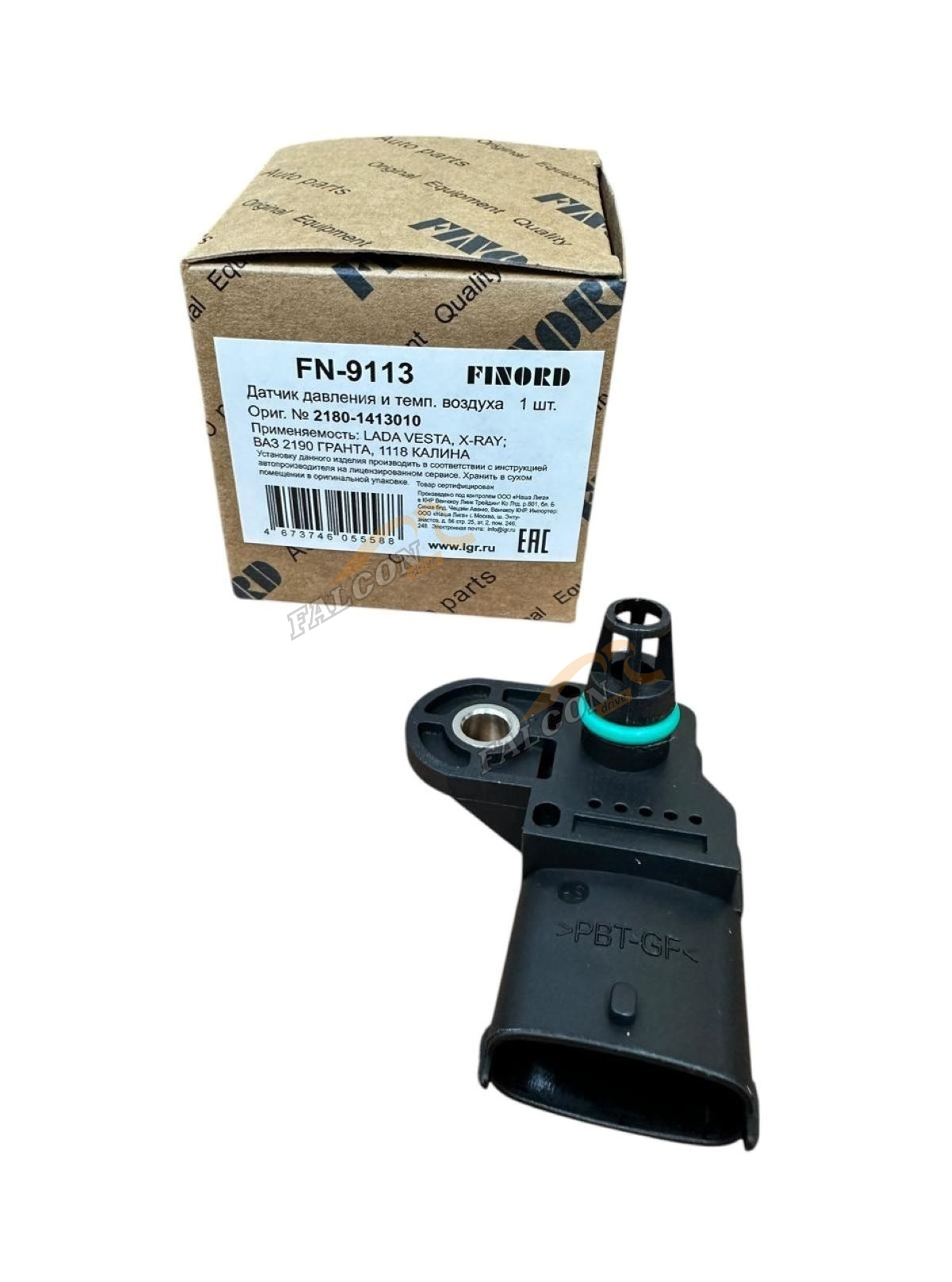 Датчик давления и температуры воздуха Lada Largus, X-ray (Finord) 2180-1413010 FN9113