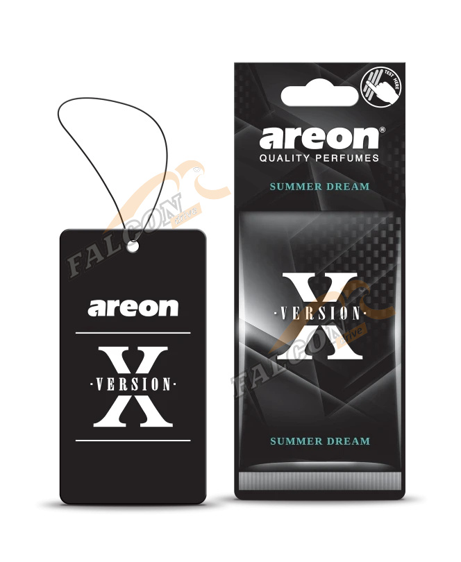 Ароматизатор подвес картон (AREON) X-VER Летняя Мечта Чёрная 704AXV009