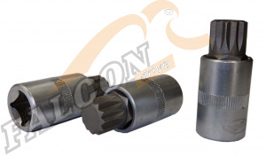 Головка со вставкой Spline M14 1/2" L 55мм (ДТ)