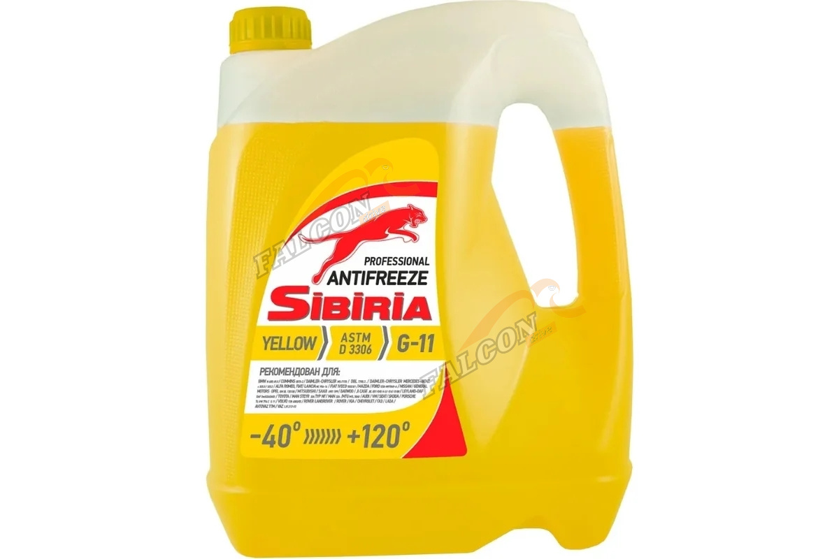 Антифриз SIBIRIA  G12+ 5кг (yellow) TYPE-D