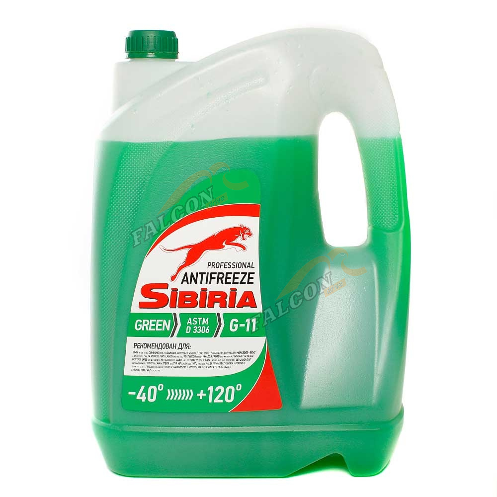 Антифриз SIBIRIA  10кг (зелёный)