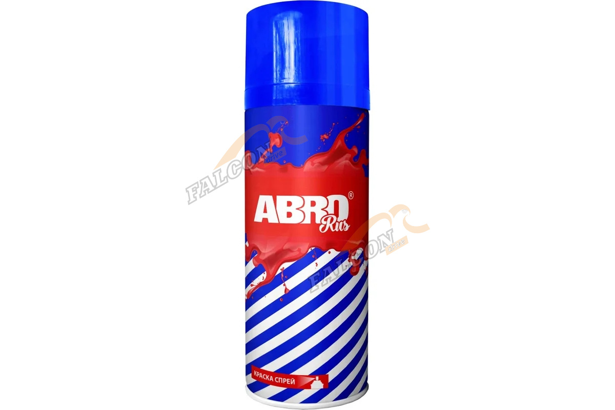 Краска акрил   Синяя флуорисцентная  ABRO Rus 1004  (аэр) 312г