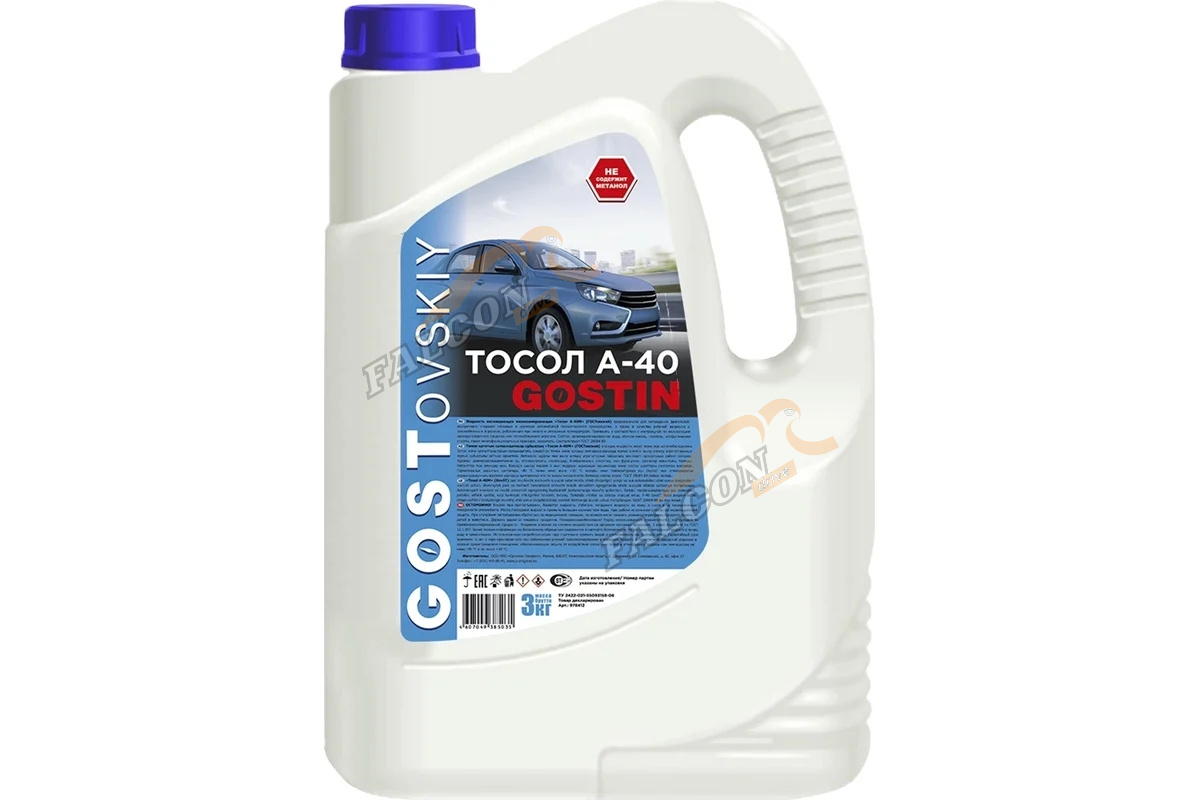 Тосол Гостовский А-40  3 кг (Обнинскоргсинтез) (Ак)