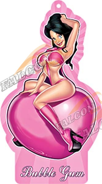 Ароматизатор подвес картон (FRESHCO) "Babies Bubble Cum" Бабл-Гам BBS15