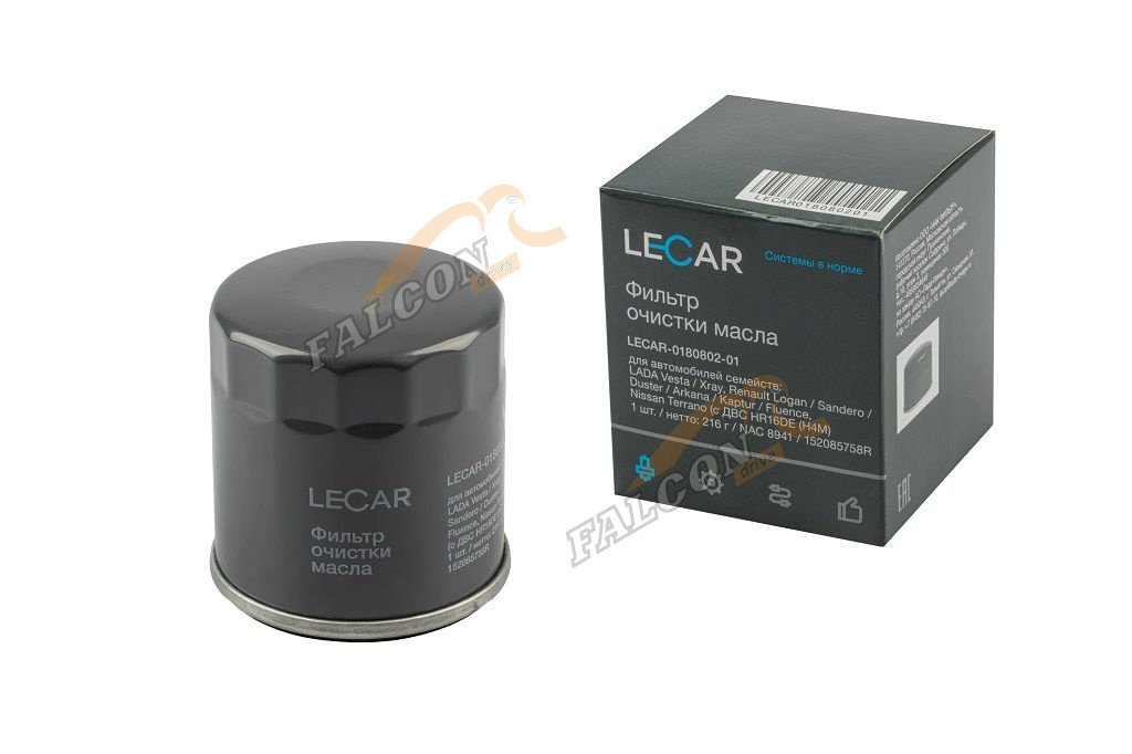 Фильтр масляный  ВАЗ-2180 Vesta X-Ray (Лада-Имидж LECAR) H4M Logan Sandero Duster 152085758R