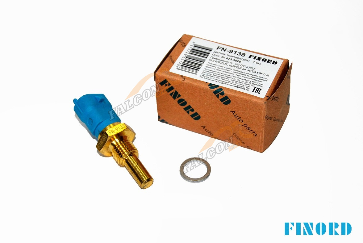 Датчик температуры ГАЗ (FINORD) 425.3828  FN9138 УАЗ PATRIOT (07-) дв. 40524 ЕВРО-III