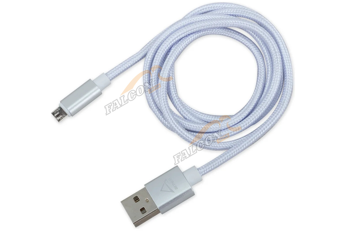 Кабель USB2.0/ microUSB (Arnezi) 2,4А, 1,0 метр, белый  A0605024