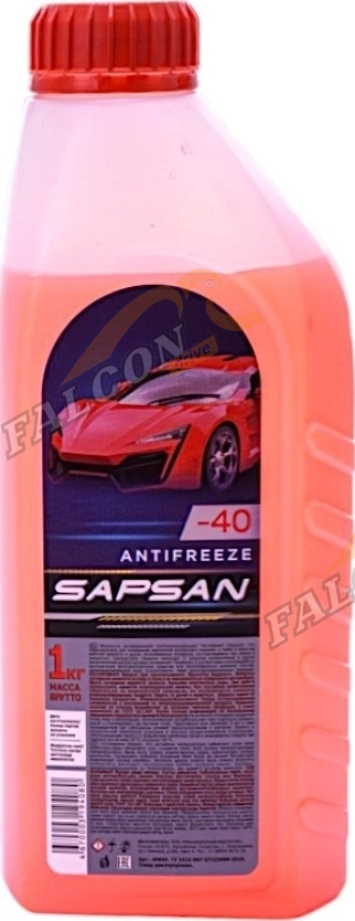 Антифриз Sapsan 1 кг красный (Нижнекамск) (Ак)
