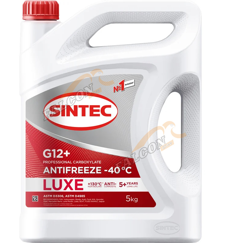 Антифриз Sintec Luxe G12+ 5кг red