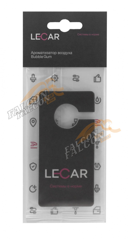 Ароматизатор подвес картон (LECAR) Бабл Гам крючок