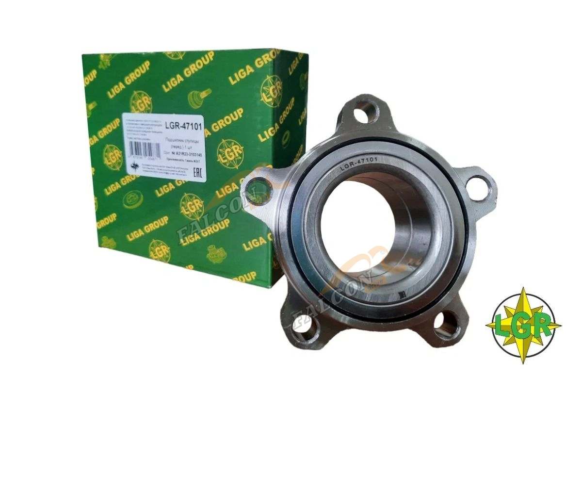 Подшипник ступ перед Газель NEXT  (LGR) (A21R23-3103145)  конич. двухряд. с фланцем  LGR47101