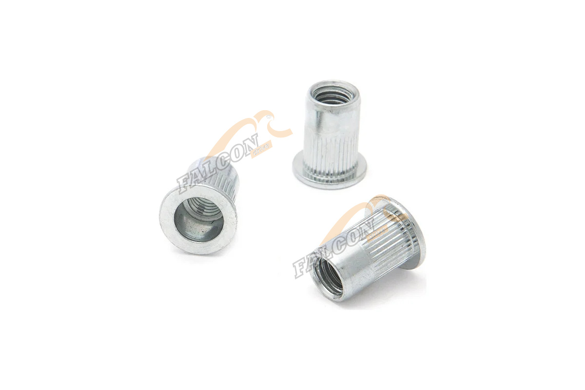 Заклепки М10х21 мм резьбовые стальные с насечкой (ДТ) 50шт