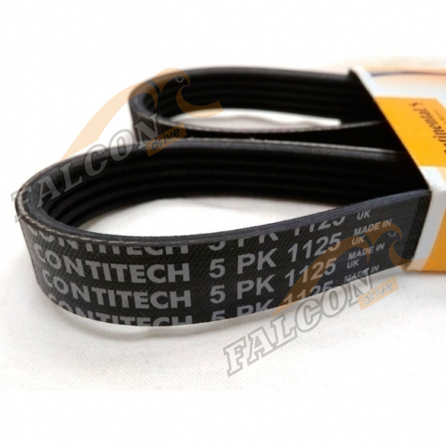 Ремень генер ВАЗ-1118 Kalina поликлиновой с кондиционером 5PK1125 инж 1.6  8кл (CONTIBELT) 