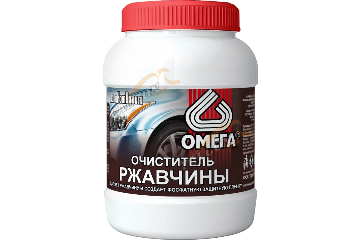 Очиститель ржавчины "Омега" 0,6кг (Поликомпласт)
