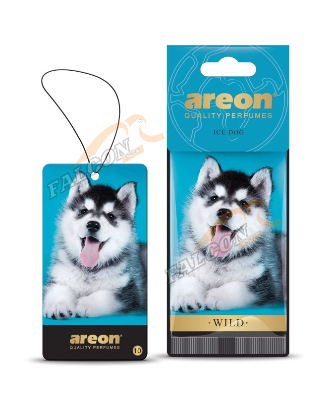 Ароматизатор подвес картон (AREON)  "WILD" Ice Dog  (Ледяная собака)