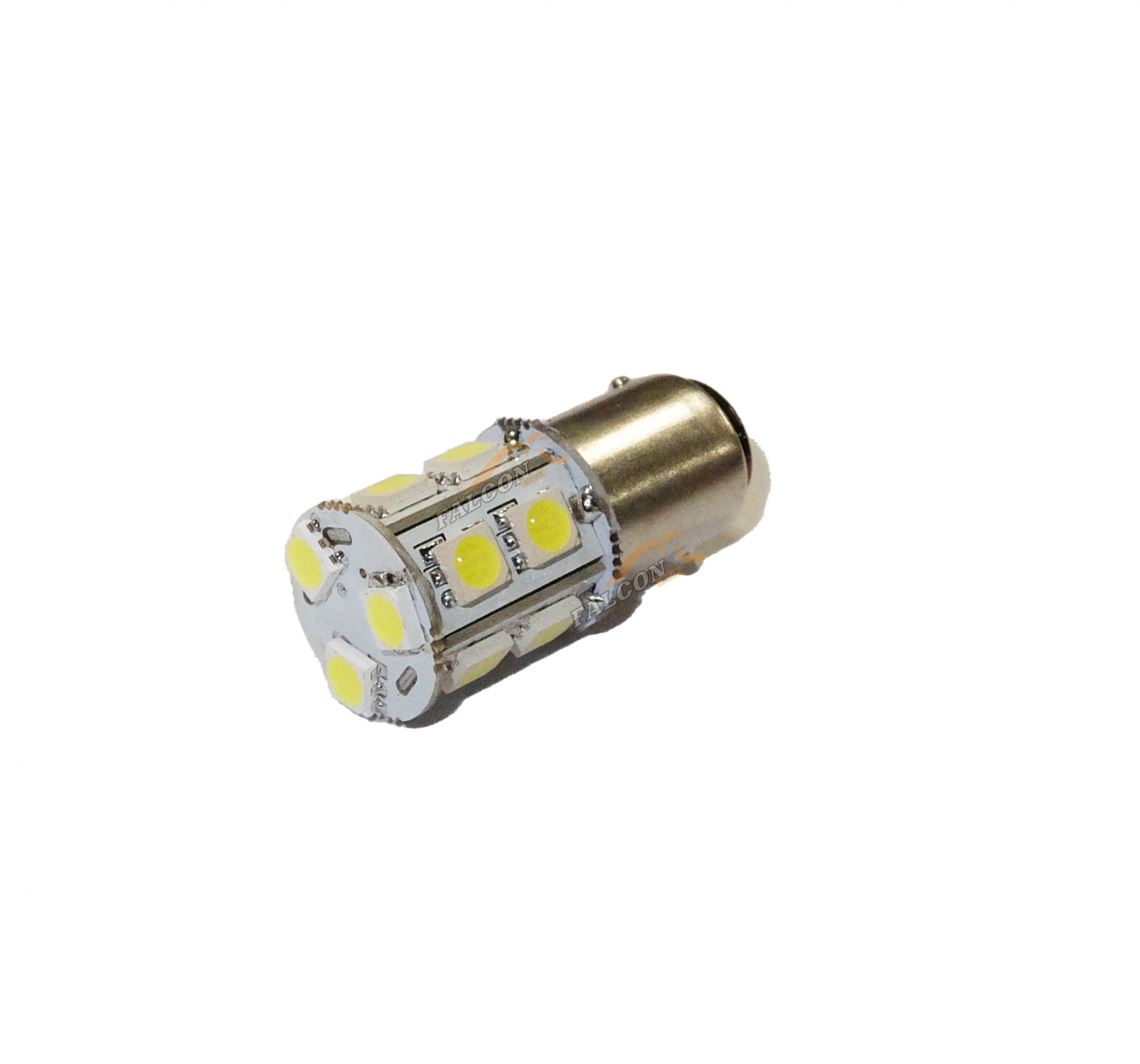 Светодиод 12V Т25/5 P21/5W (MEGAPOWER) (BAY15d) 13 SMD 5050 WHITE 260лм 6000K