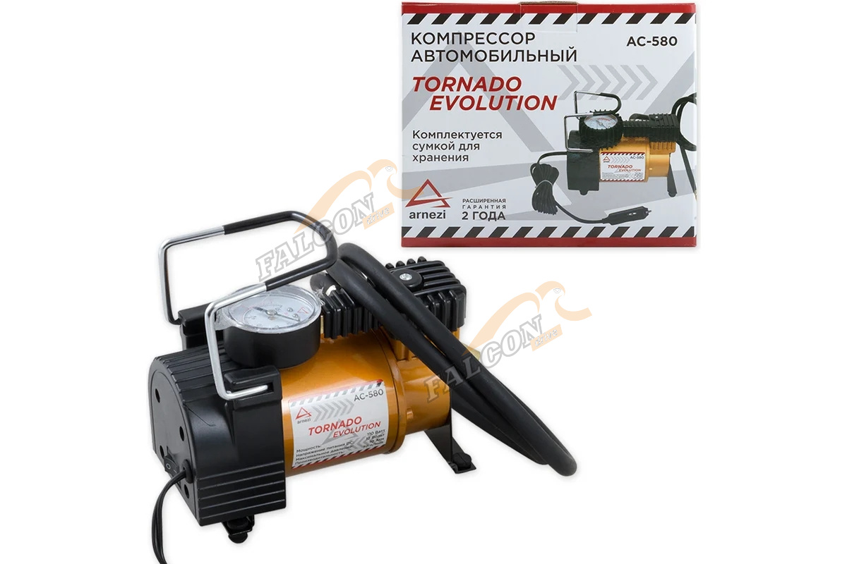 Компрессор TORNADO AC580 (Arnezi)  EVOLUTION, 10 бар, 30 л/мин, 110 Вт