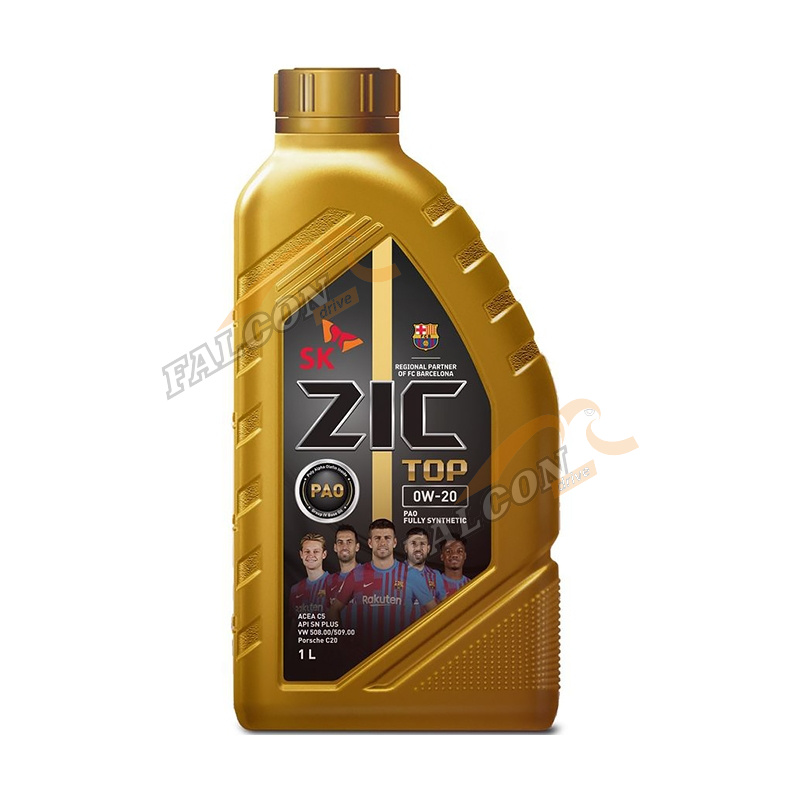 А/масло ZIC  0W20 TOP PAO 1 л допуск C5
