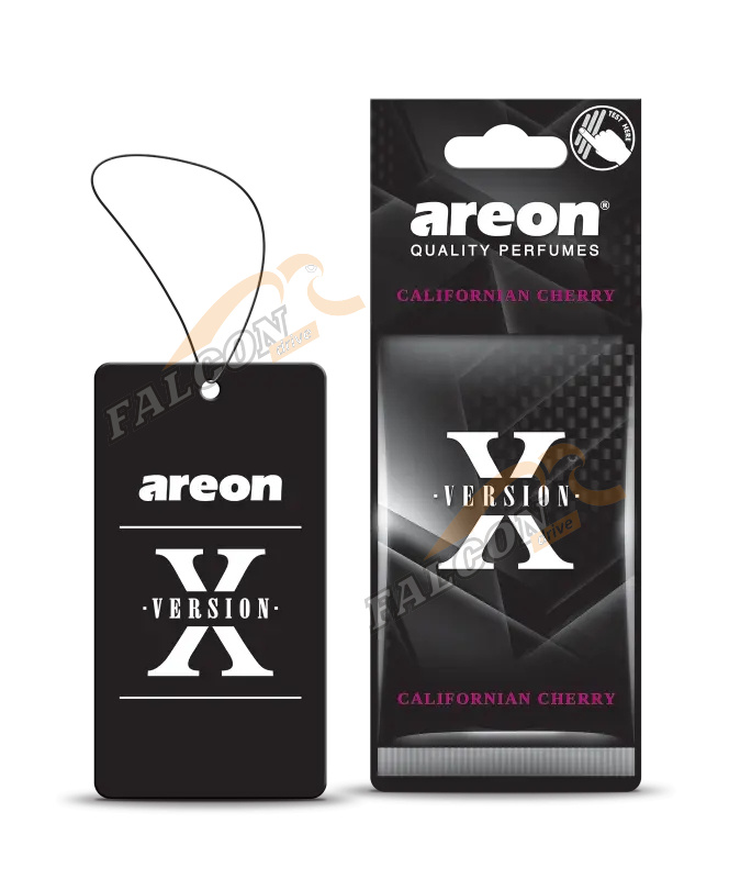Ароматизатор подвес картон (AREON) X-VER Вишня Калифорния 704AXV008