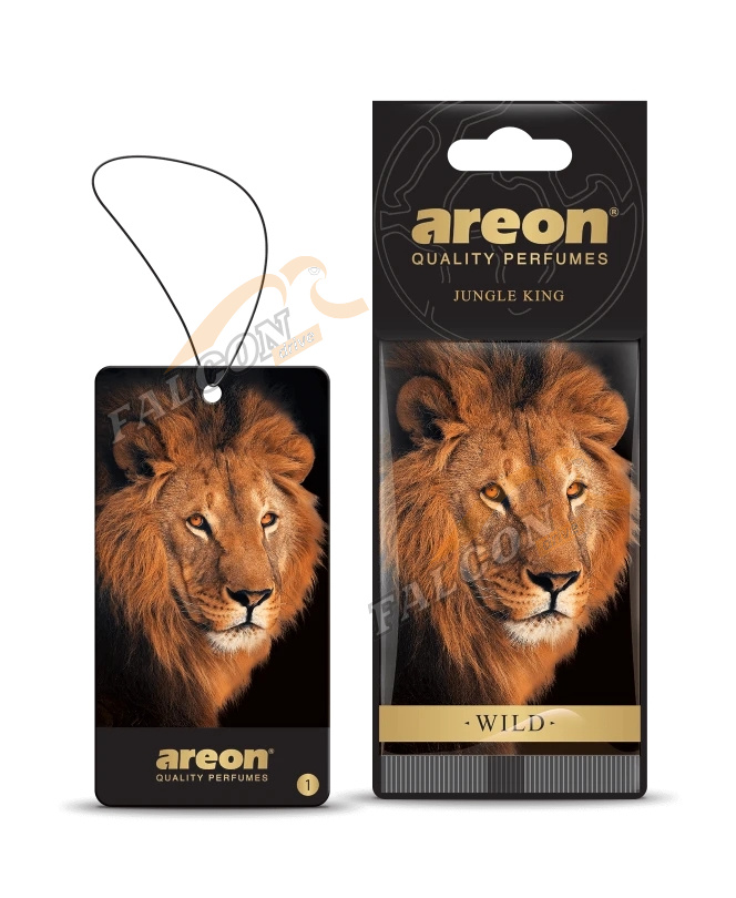 Ароматизатор подвес картон (AREON)  "WILD" Jungle King new