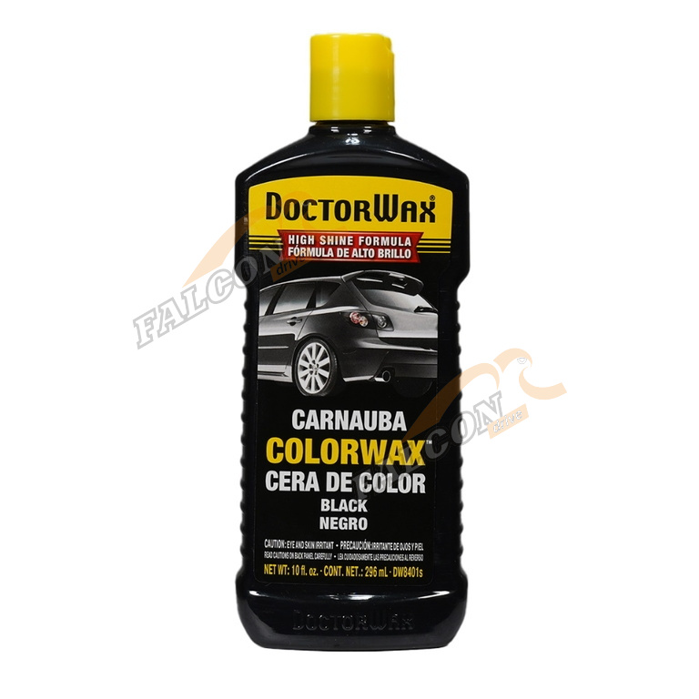 Полироль кузова цветная черный 296 мл (Doctor Wax) DW8401s тефлоном