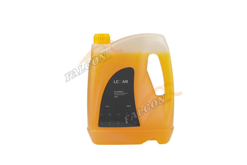 Антифриз LECAR G12  5л (желтый)