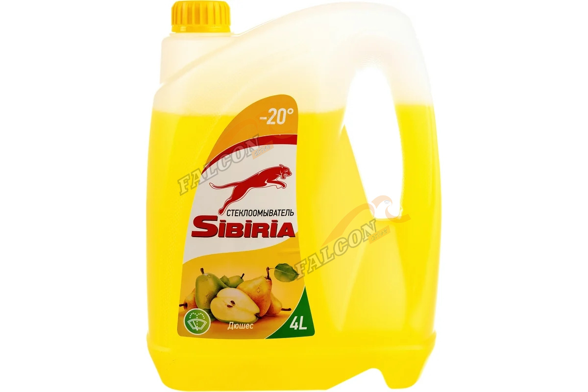 Омыватель стекол зимний -20С SIBIRIA 4 л Дюшес