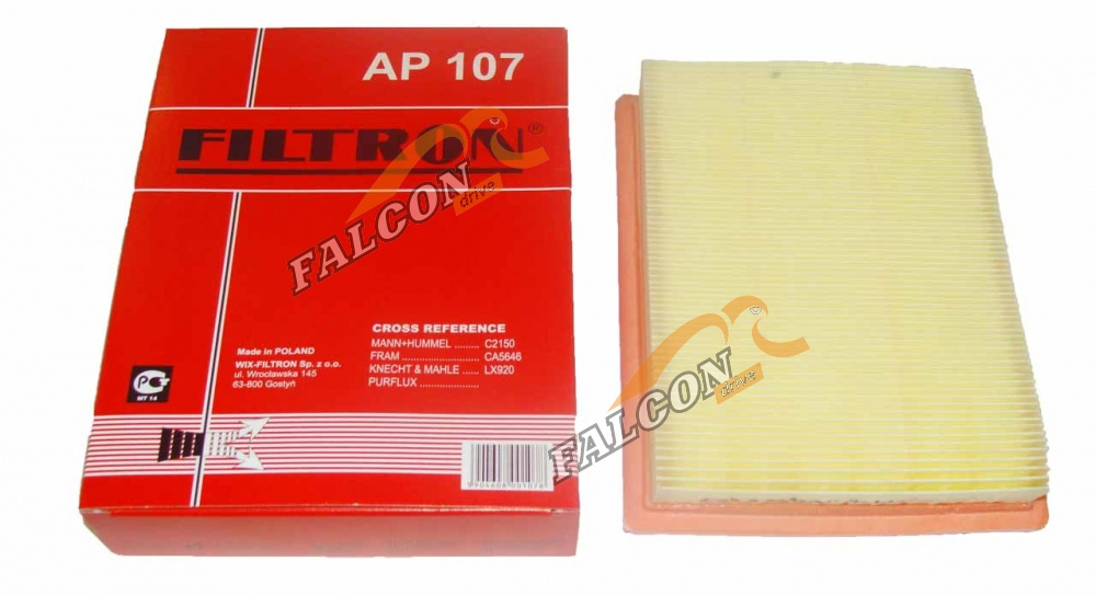 Фильтр воздушный (Filtron) AP 107 Hyundai Accent MANN-FILTER C2150, KNECHT/MAHLE LX920