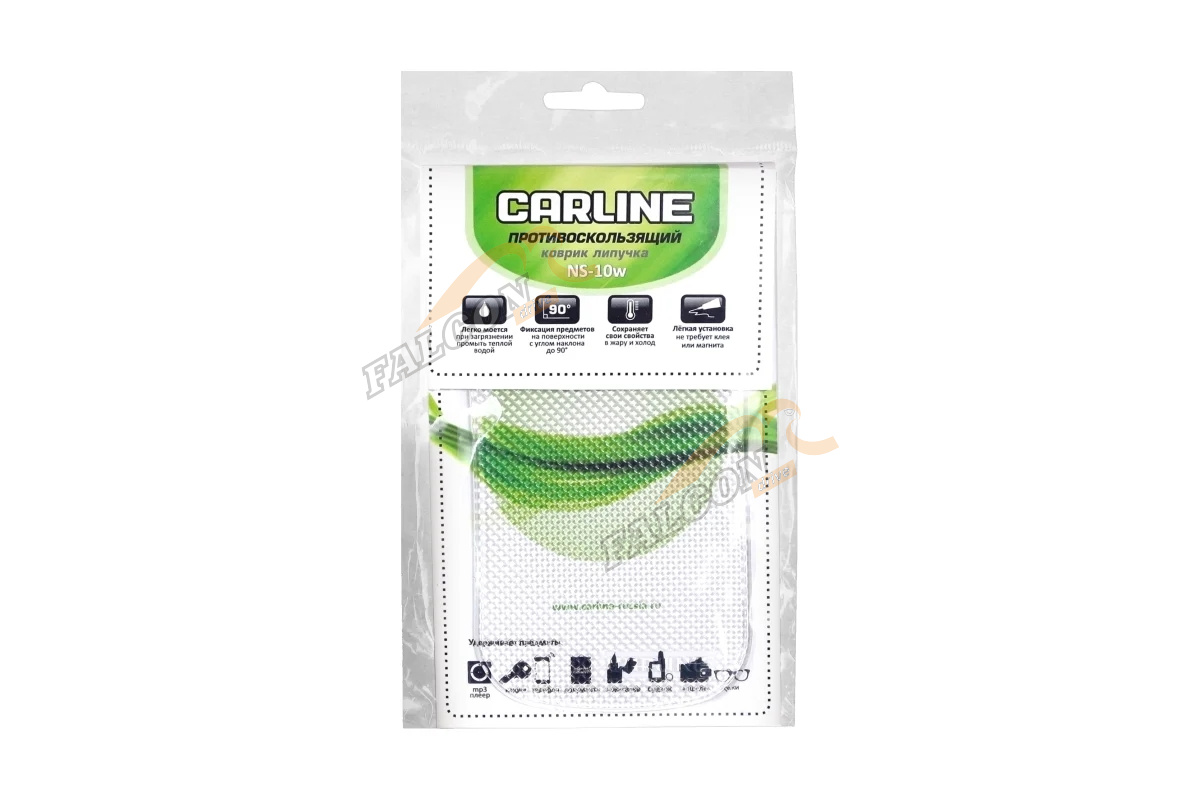 Коврик панели противоскользящий 145*85 мм прозрачный (CarLine)