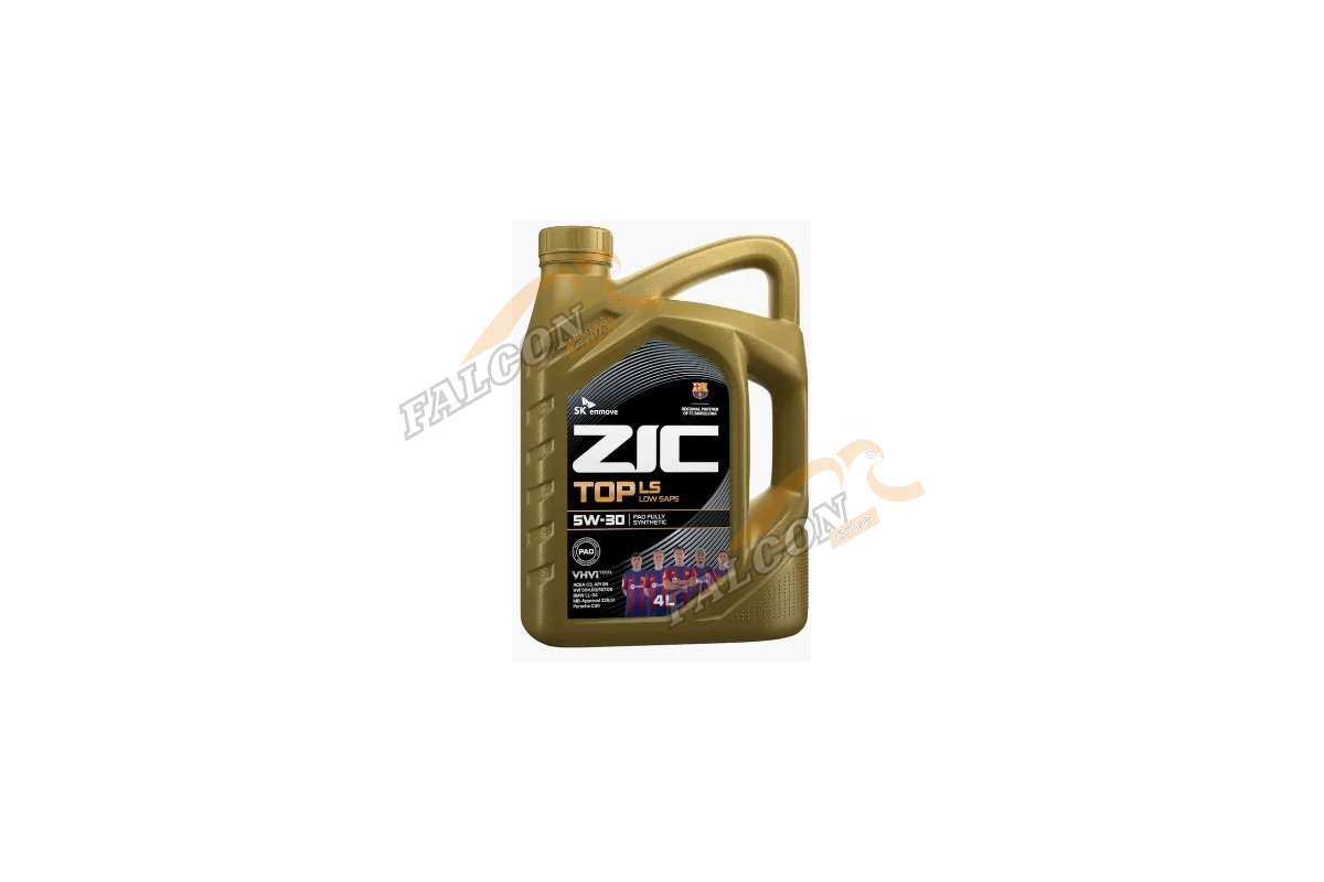 А/масло ZIC  5W30 TOP PAO LS 4 л допуск C3