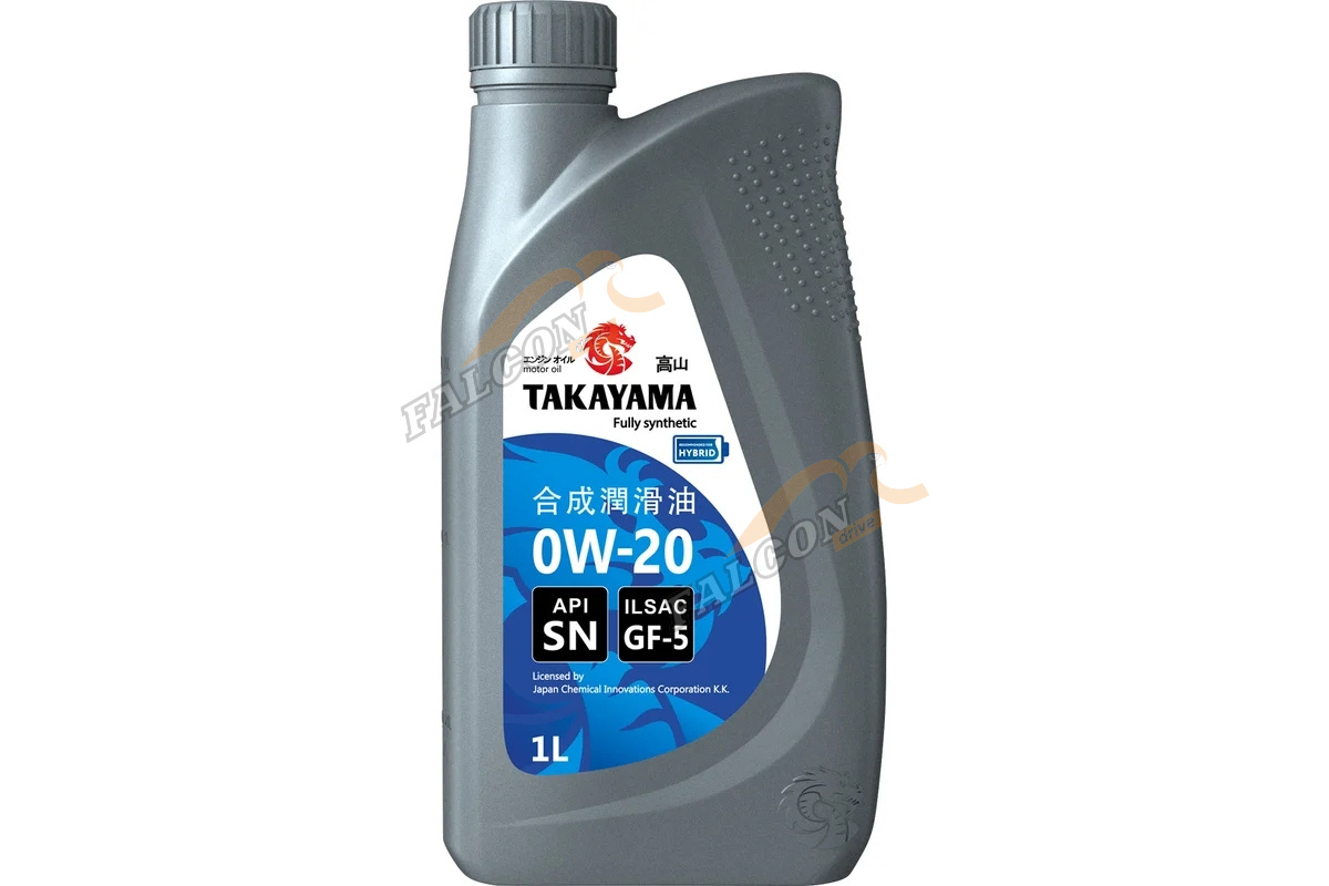 А/масло TAKAYAMA (ПЛАСТИК) 0W20 син 1л GF-5 API SN