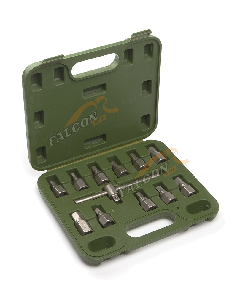 Головки набор 1/2" со вставкой Torx 8 пр 100 мм тип Т (ДТ)
