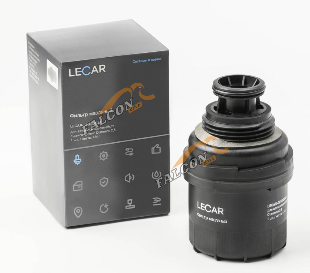 Фильтр масляный  ГАЗ ( LECAR) Cummins 2.8
