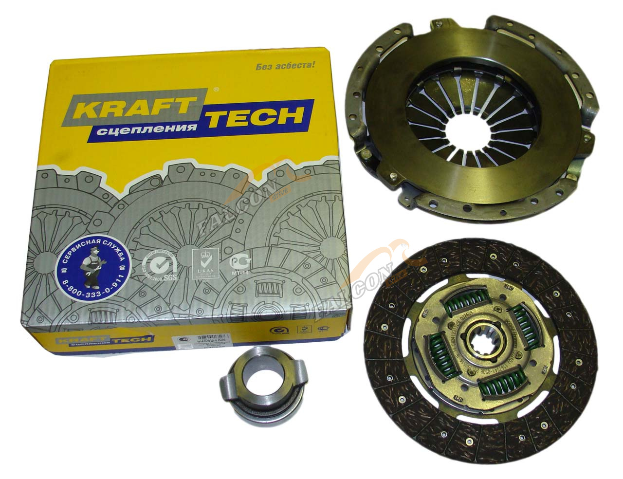 Компл сцепл Лада Ларгус, RENAULT Logan 1,6 8v  (KRAFTTECH) W 03200D