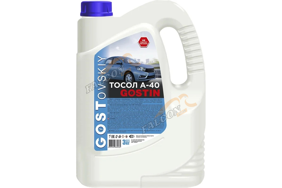 Тосол Гостовский А-40  3 кг (Обнинскоргсинтез)
