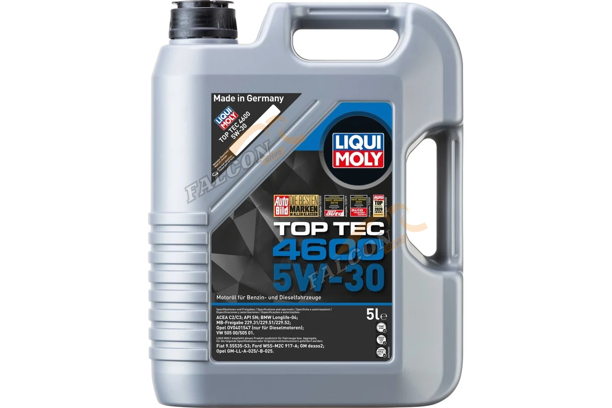 А/масло Liqui Moly 2316 Top Tec 4600  5W30 синт 5л