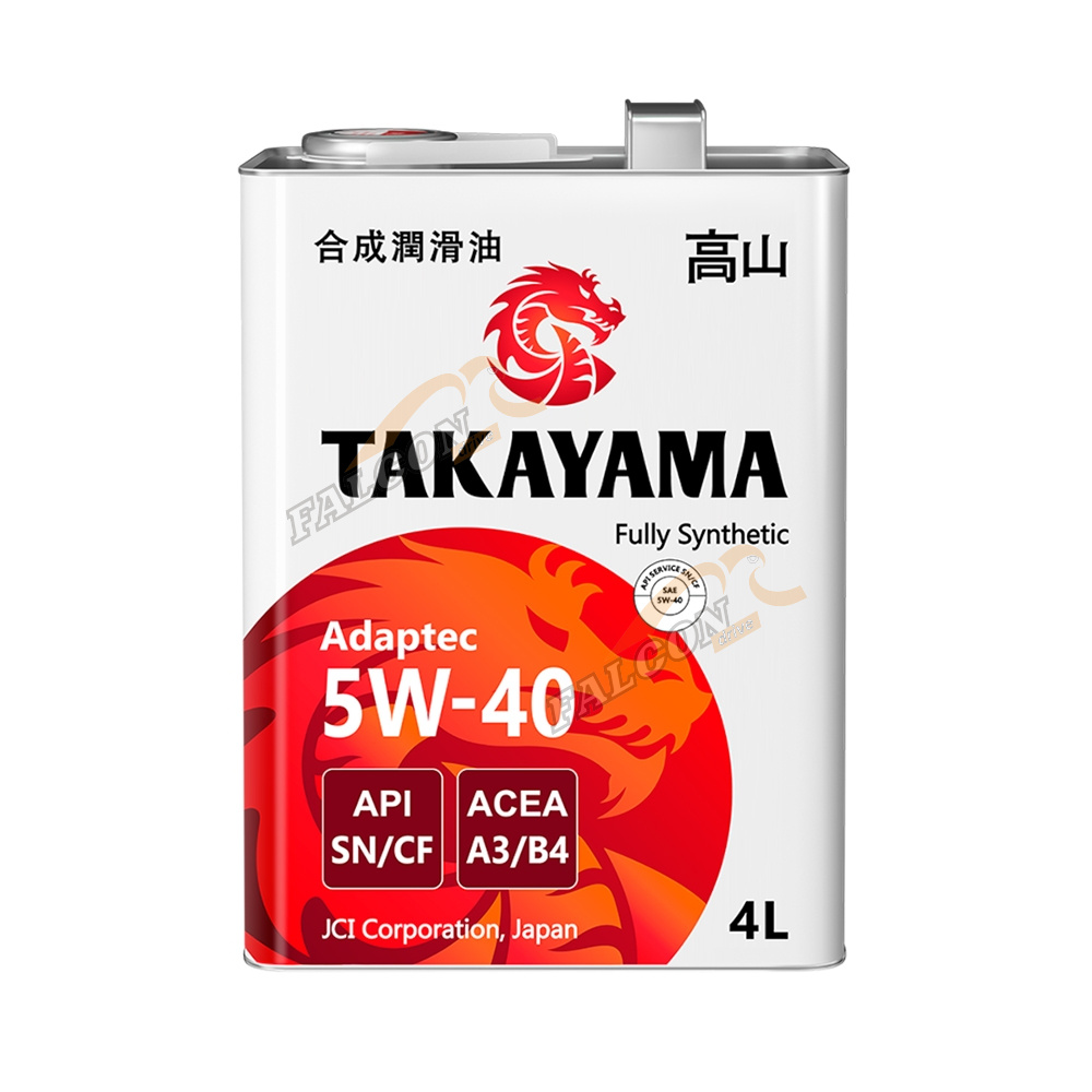 А/масло TAKAYAMA (МЕТАЛЛ) 5W40 син 4 л SN/CF А3/В4 Adaptec