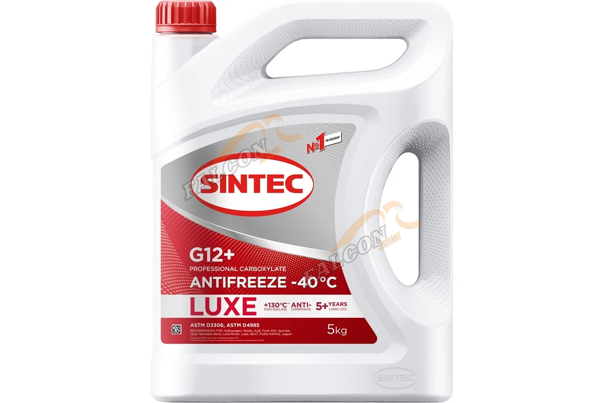 Антифриз Sintec Luxe G12+ 5кг red (Ак)