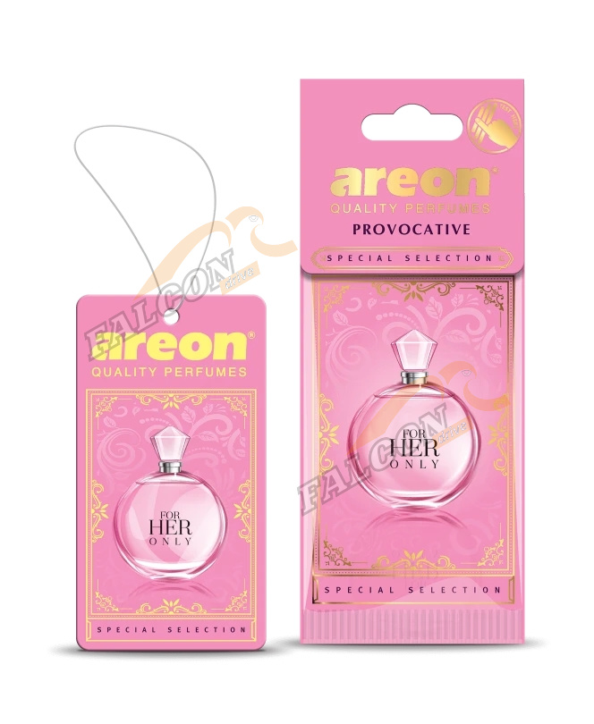 Ароматизатор подвес картон (AREON)  "SPECIAL SELECTION" Provocative NEW (жен.)