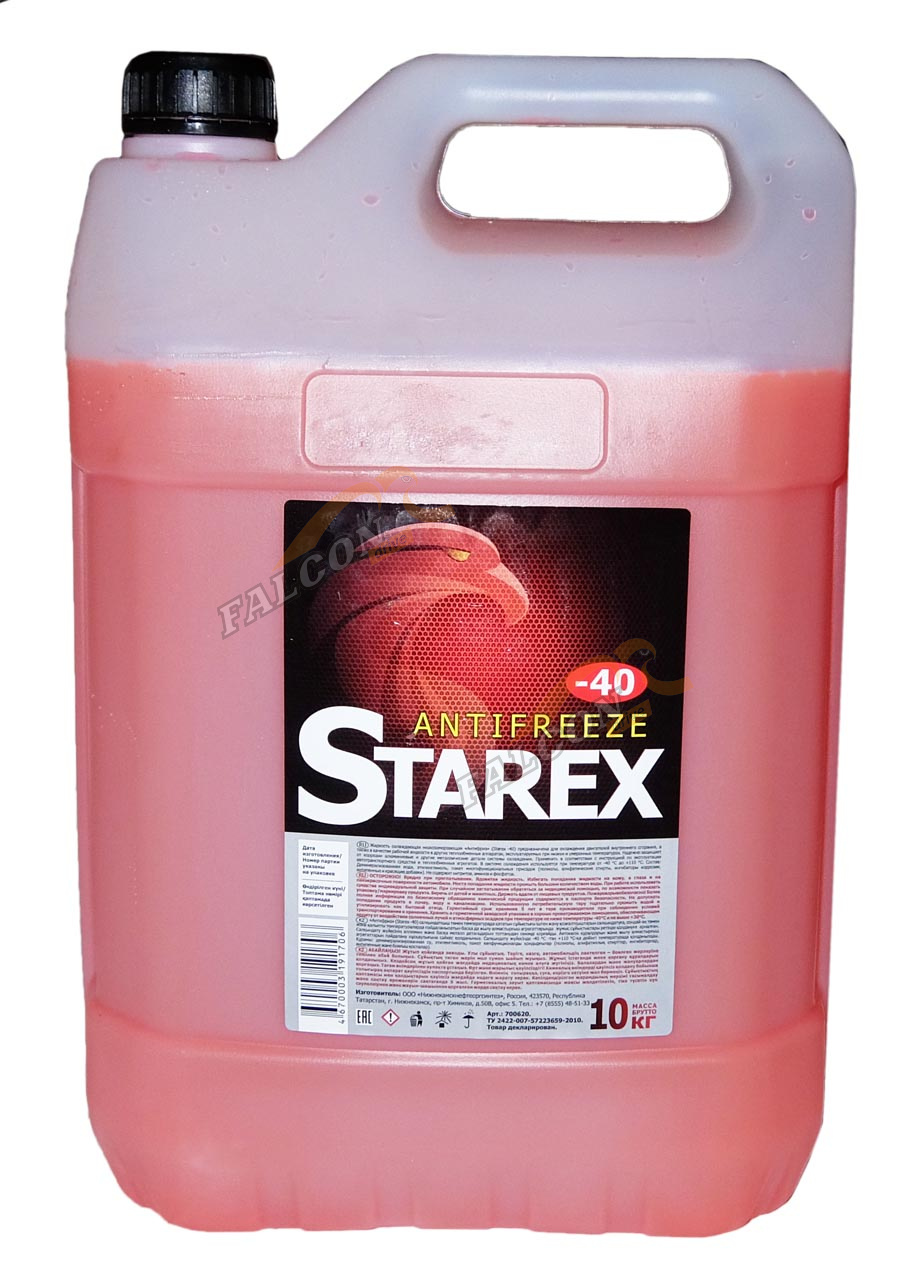 Антифриз Starex 10кг (красный)