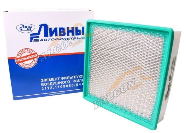 Фильтр воздушный  ВАЗ-2112 (Ливны) инж 2112.1109080-04 А-04