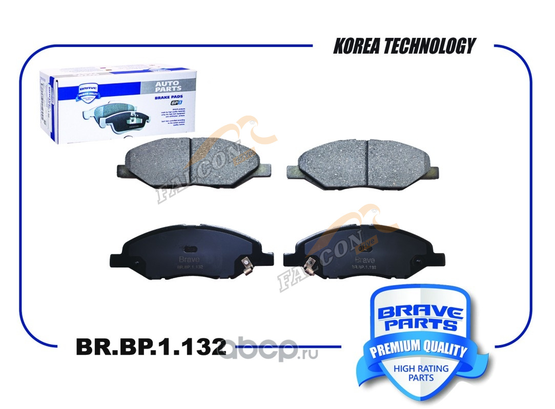 Колодка торм перед Лада Vesta NG с 2023- (Brave) BRBP1132