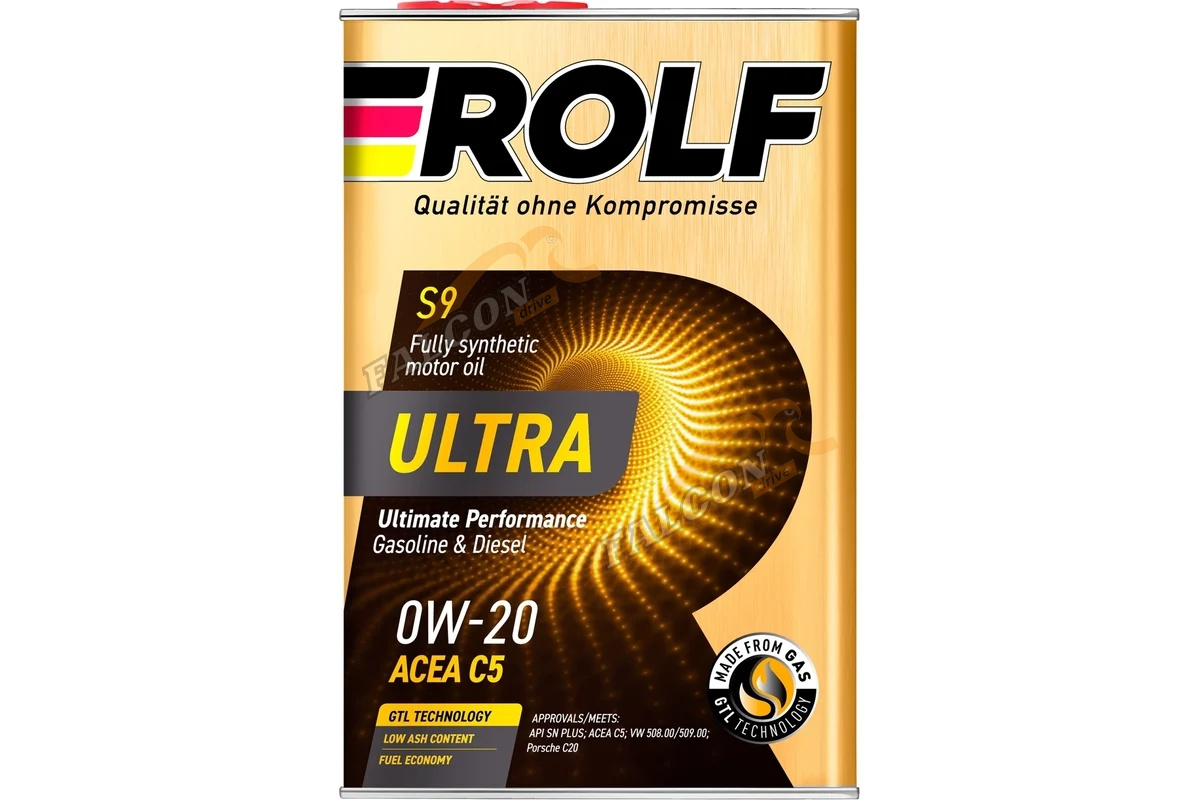 А/масло Rolf Ultra 0W20 4л C5 API SN plus