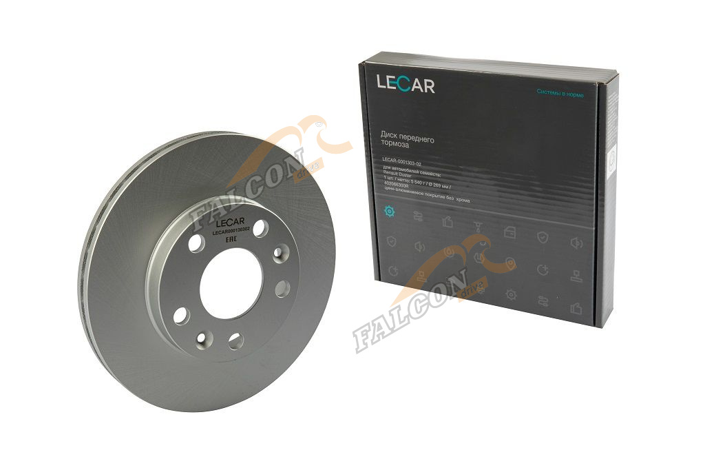 Диск торм передний Renault Duster (LECAR) 269 мм