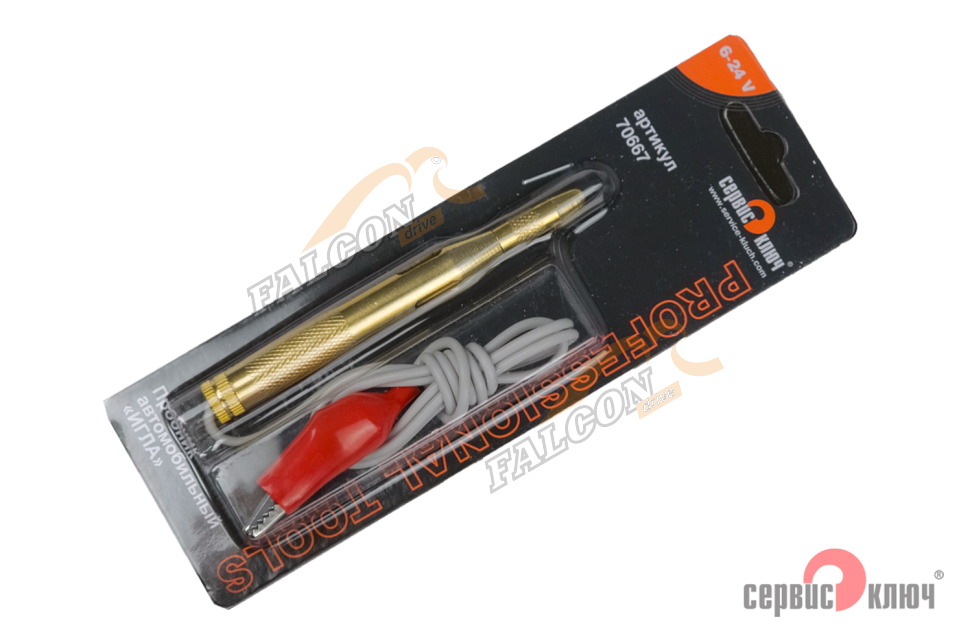 Пробник автомобильный Игла 6-24В усиленный (Сервис Ключ) блистер