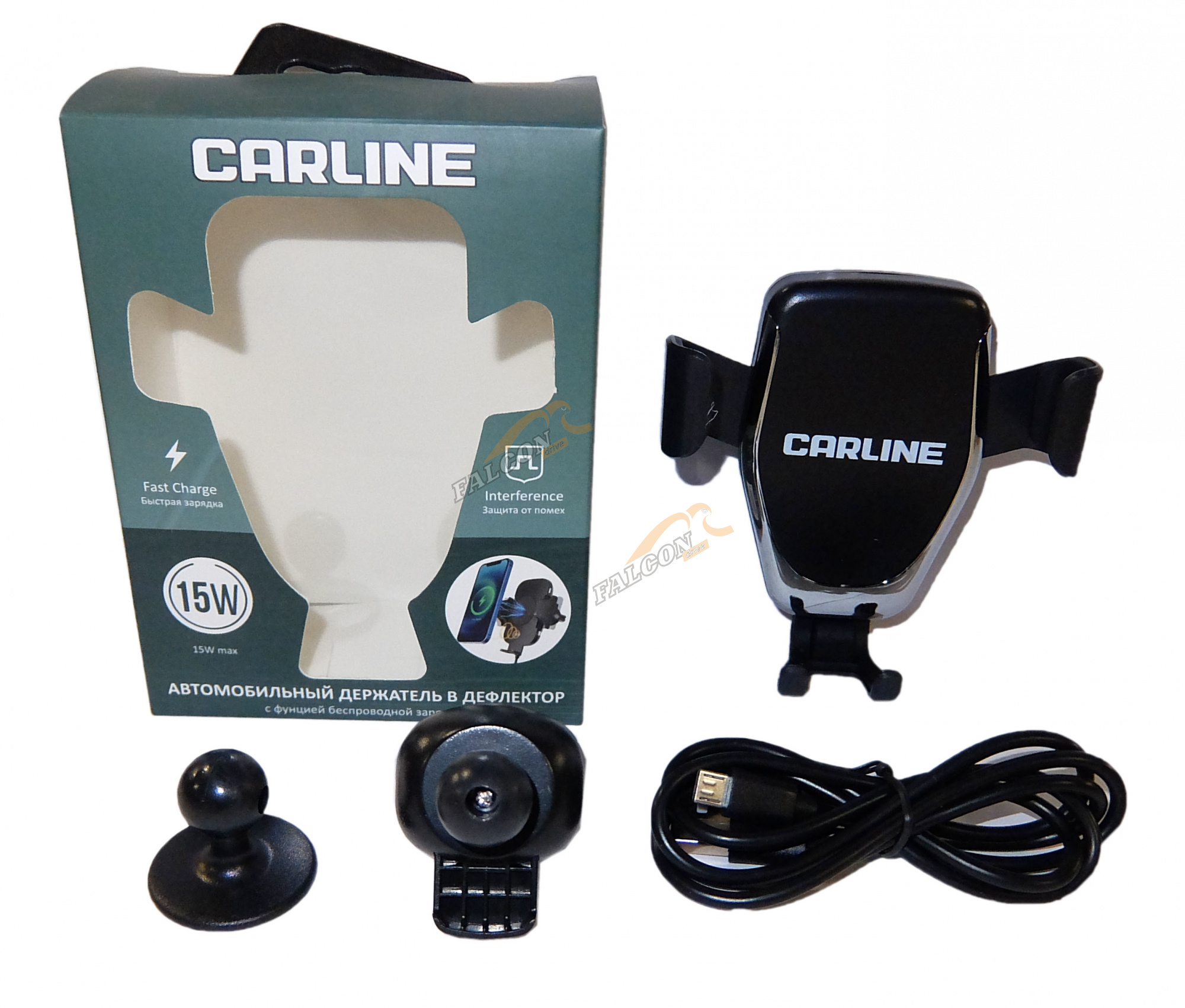 Держатель телефона, КПК, GPS  (CarLine) MG8-WCH в дефлектор