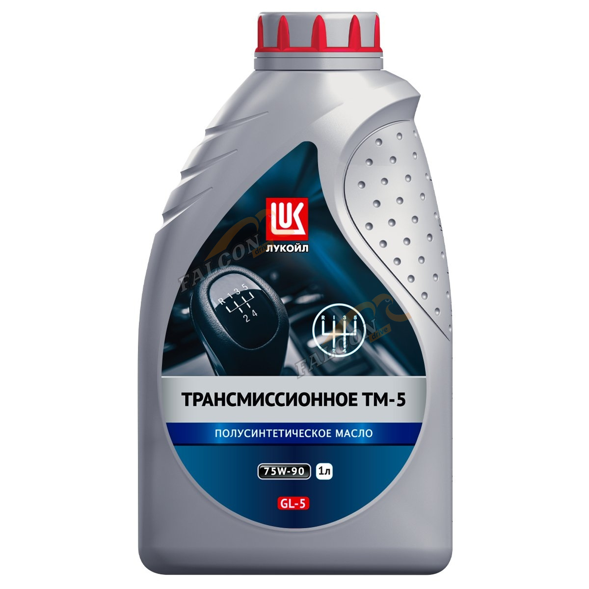 Масло трансм 75W90 GL-5 Лукойл ТМ-5  1 л (п/синт)