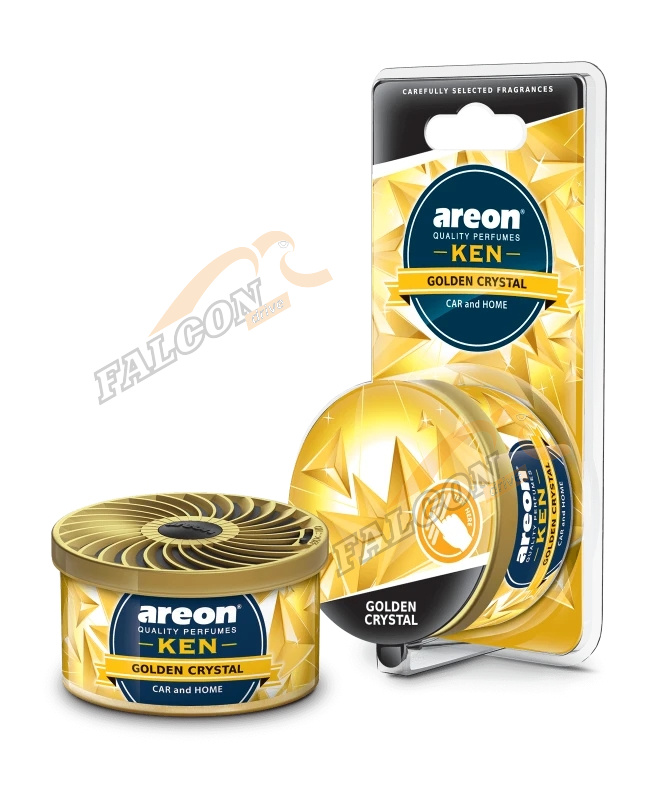 Ароматизатор на панель гель (Areon) "GEL KEN BLISTER"  Золотой кристалл 704-AKB-24