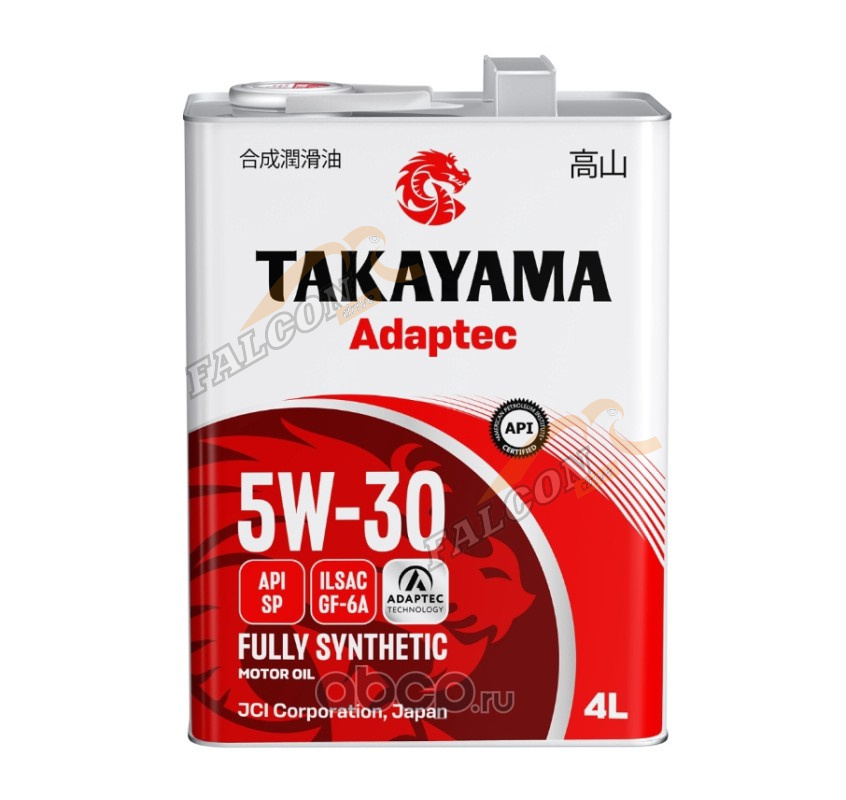 А/масло TAKAYAMA (МЕТАЛЛ) 5W30 син 4 л GF-6А SP Adaptec